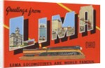 Greetings from Lima, Ohio, Lima Locomotives are World Famous by Anonymous