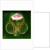 Art Nouveau decorative tile by Anonymous