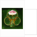 Art Nouveau decorative tile by Anonymous