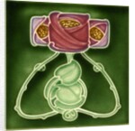 Arts & Crafts decorative tile by Anonymous