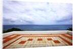 Tiled tarrace overlooking sea, San Pietro island, Carloforte, Sardinia, Italy by Anonymous