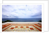 Tiled tarrace overlooking sea, San Pietro island, Carloforte, Sardinia, Italy by Anonymous