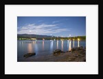Coastline illuminated at dusk, near Vrboska, Hvar Island, Croatia by Anonymous