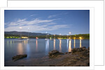 Coastline illuminated at dusk, near Vrboska, Hvar Island, Croatia by Anonymous