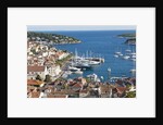 View of the town from fortress, Hvar Town, Hvar Island, Croatia by Anonymous