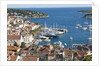 View of the town from fortress, Hvar Town, Hvar Island, Croatia by Anonymous