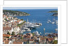 View of the town from fortress, Hvar Town, Hvar Island, Croatia by Anonymous