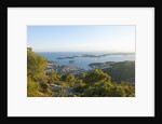 View of town and Pakleni archipelago, Hvar Town, Hvar Island, Croatia by Anonymous