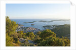 View of town and Pakleni archipelago, Hvar Town, Hvar Island, Croatia by Anonymous