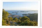 View of town and Pakleni archipelago, Hvar Town, Hvar Island, Croatia by Anonymous