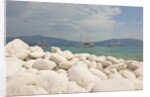 White rocks on beach, Lumbarda, Korcula island, Croatia by Anonymous