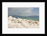 White rocks on beach, Lumbarda, Korcula island, Croatia by Anonymous
