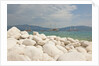 White rocks on beach, Lumbarda, Korcula island, Croatia by Anonymous
