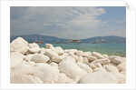White rocks on beach, Lumbarda, Korcula island, Croatia by Anonymous