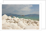 White rocks on beach, Lumbarda, Korcula island, Croatia by Anonymous