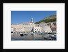 Boats in fortified port, Dubrovnik, Croatia by Anonymous