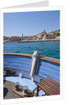 On boat deck, Dubrovnik, Croatia by Anonymous