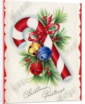 Vintage Illustration of Christmas Candy Cane by Anonymous