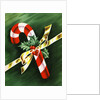 Vintage Illustration of Christmas Candy Cane by Anonymous