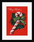 Vintage Illustration of Christmas Candy Cane by Anonymous