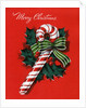 Vintage Illustration of Christmas Candy Cane by Anonymous