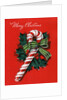 Vintage Illustration of Christmas Candy Cane by Anonymous