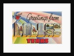Greetings from Dallas, Texas, in the Heart of Texas by Anonymous