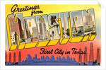 Greetings from Houston, First City in Texas by Anonymous