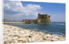 View of fortress by sea,, Naples, Campania, Italy by Anonymous