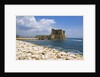 View of fortress by sea,, Naples, Campania, Italy by Anonymous