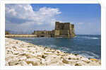 View of fortress by sea,, Naples, Campania, Italy by Anonymous