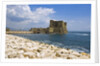 View of fortress by sea,, Naples, Campania, Italy by Anonymous