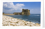 View of fortress by sea,, Naples, Campania, Italy by Anonymous