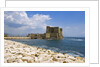 View of fortress by sea,, Naples, Campania, Italy by Anonymous
