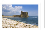 View of fortress by sea,, Naples, Campania, Italy by Anonymous