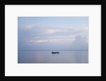 Boat floating on water close to shore, Grand Anse, Praslin Island, Seychelles by Anonymous