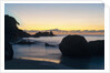 View of Takamaka Beach at dusk, Seychelles, Mahe by Anonymous