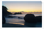 View of Takamaka Beach at dusk, Seychelles, Mahe by Anonymous
