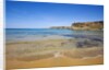 View of beach and cliffs, Tuffieha, BayGhajn, Malta by Anonymous