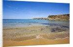 View of beach and cliffs, Tuffieha, BayGhajn, Malta by Anonymous