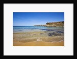 View of beach and cliffs, Tuffieha, BayGhajn, Malta by Anonymous