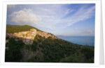 View of town and sea, Pisciotta, Campania, Italy by Anonymous