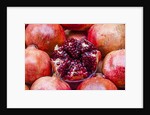 Pomegranates in Carmel Market by Anonymous