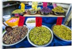 Variety of Olives in Carmel Market by Anonymous