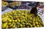 Variety of Olives in Carmel Market by Anonymous