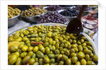 Variety of Olives in Carmel Market by Anonymous