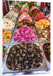 Assorted candies in Carmel Market by Anonymous