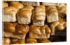 Fresh baked bread in Tel Aviv's Carmel Market by Anonymous