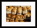 Fresh baked bread in Tel Aviv's Carmel Market by Anonymous