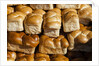 Fresh baked bread in Tel Aviv's Carmel Market by Anonymous